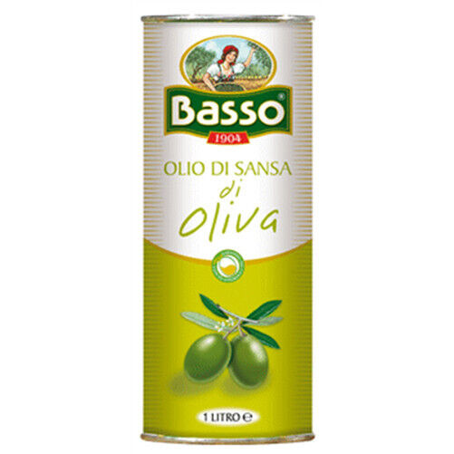 BASSO OLIO DI SANSA Cooking Olive Oil Made in Italy 1 L 33 fl oz