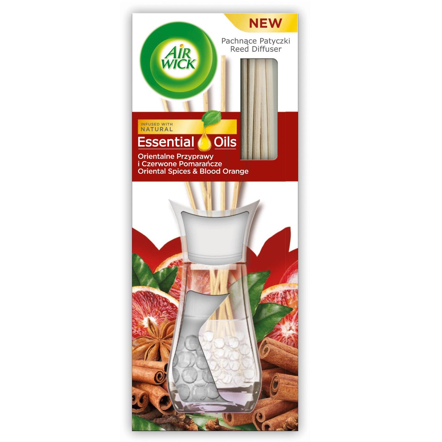 AIR WICK Reed Diffuser Oriental Spices & Blood Orange Scent 30ml