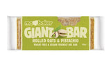 4 MA BAKER GIANT BAR Rolled Oats & Pistachio Vegan Cereal Bars 90g 3.17oz