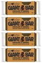 4 MA BAKER GIANT BAR Chocolate & Caramel Cereal Bars 100g 3.5oz