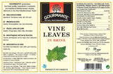GOURMANTE VINE LEAVES IN BRINE Product of Greece 450g JAR