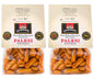 2 GOURMANTE PALESI Traditional Italian Snacks with Tomatoes Crisps Crackers 150g