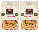 2 GOURMANTE TOCCHETTI Traditional Italian Snacks with Rosemary Crackers 150g