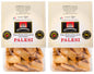 2 GOURMANTE PALESI Traditional Italian Snacks with Olive Oil Crackers 150g