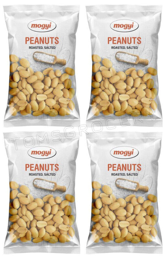 4 MOGYI ROASTED SDALTED PEANUTS Beer Snacks 170g 6oz