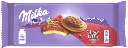 10 MILKA CHOCO JAFFA Cookie Packs with Raspberry Jelly Filling 147g 5.2oz