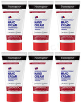 6 NEUTROGENA Concentrated Unscented Hand Creams for Dry Chapped Skin 75ml