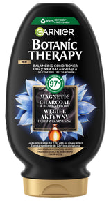 GARNIER BOTANIC THERAPY Balancing Conditioner Magnetic Charcoal & Black Seed Oil