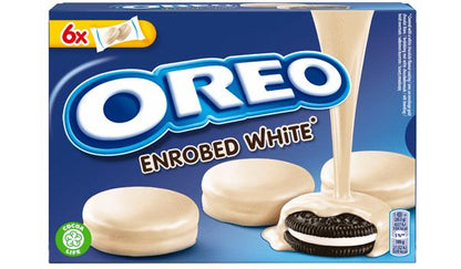 6 BOXES OREO ENROBED White Chocolate Covered Cookies Biscuits 246g 8.6oz