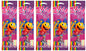 5 ZOZOLE Hello Zelo Sugar Coated Rainbow Belts Novelty Gummi Candy 75g