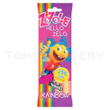 5 ZOZOLE Hello Zelo Sugar Coated Rainbow Belts Novelty Gummi Candy 75g