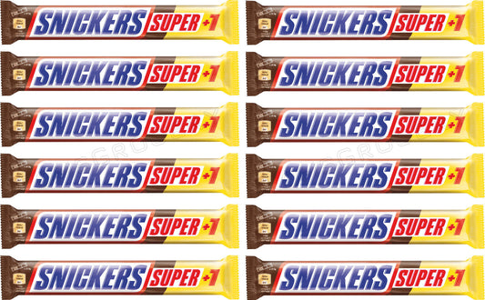 12 SNICKERS Chocolate Bars European Candy Snacks Treats 112.5g 3.9oz