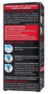 GARNIER Pure Active Charcoal Anti-Blackhead Peel-Off Face Mask 50ml
