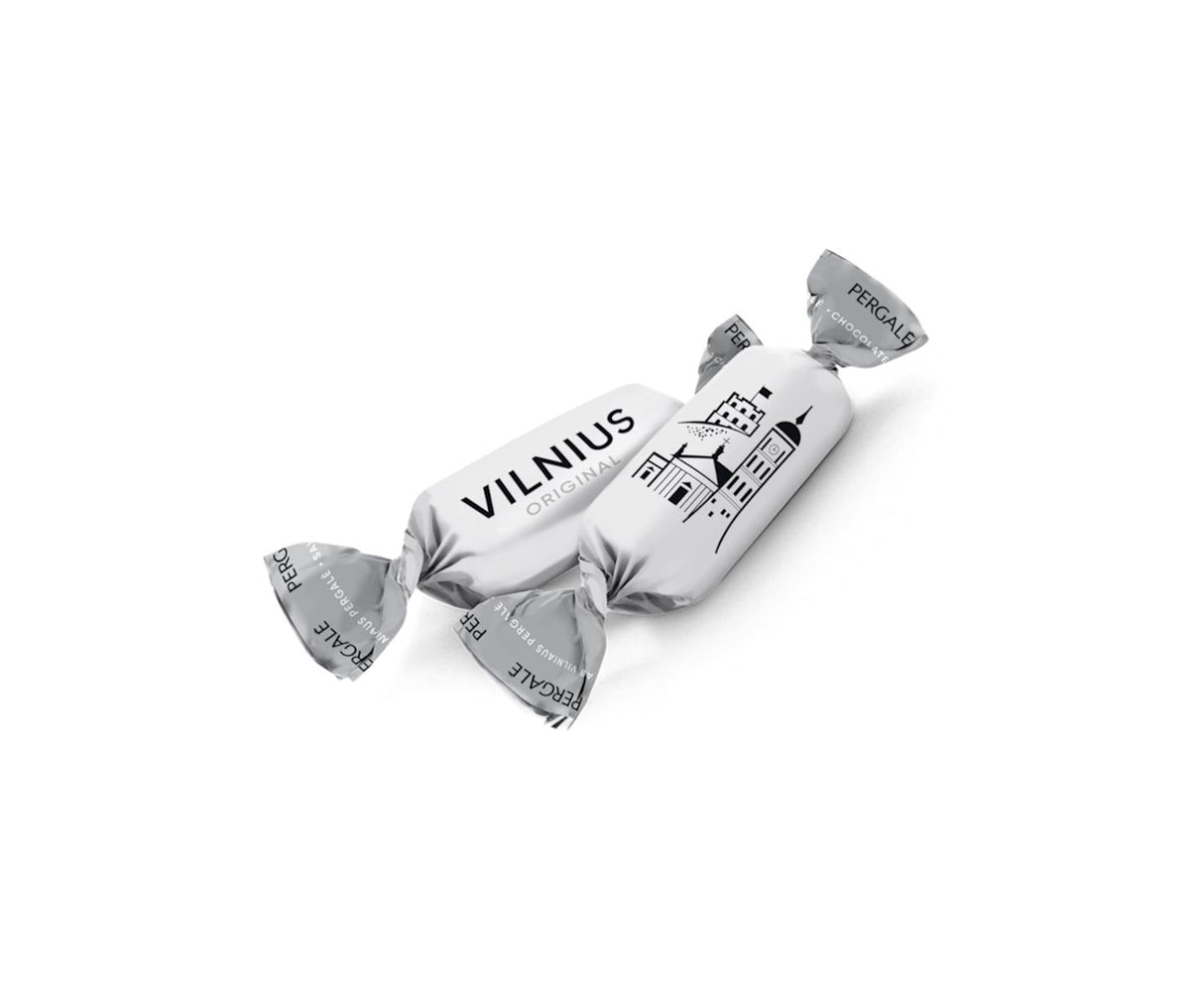 PERGALE VILNIUS Vodka Liqueur Filled Chocolate Candies Sweets Box 170g 6oz