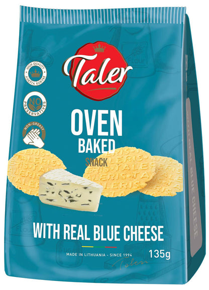 5 TALER Oven Baked Chips with Blue Cheese European Snacks Crisps 135g 4.7oz