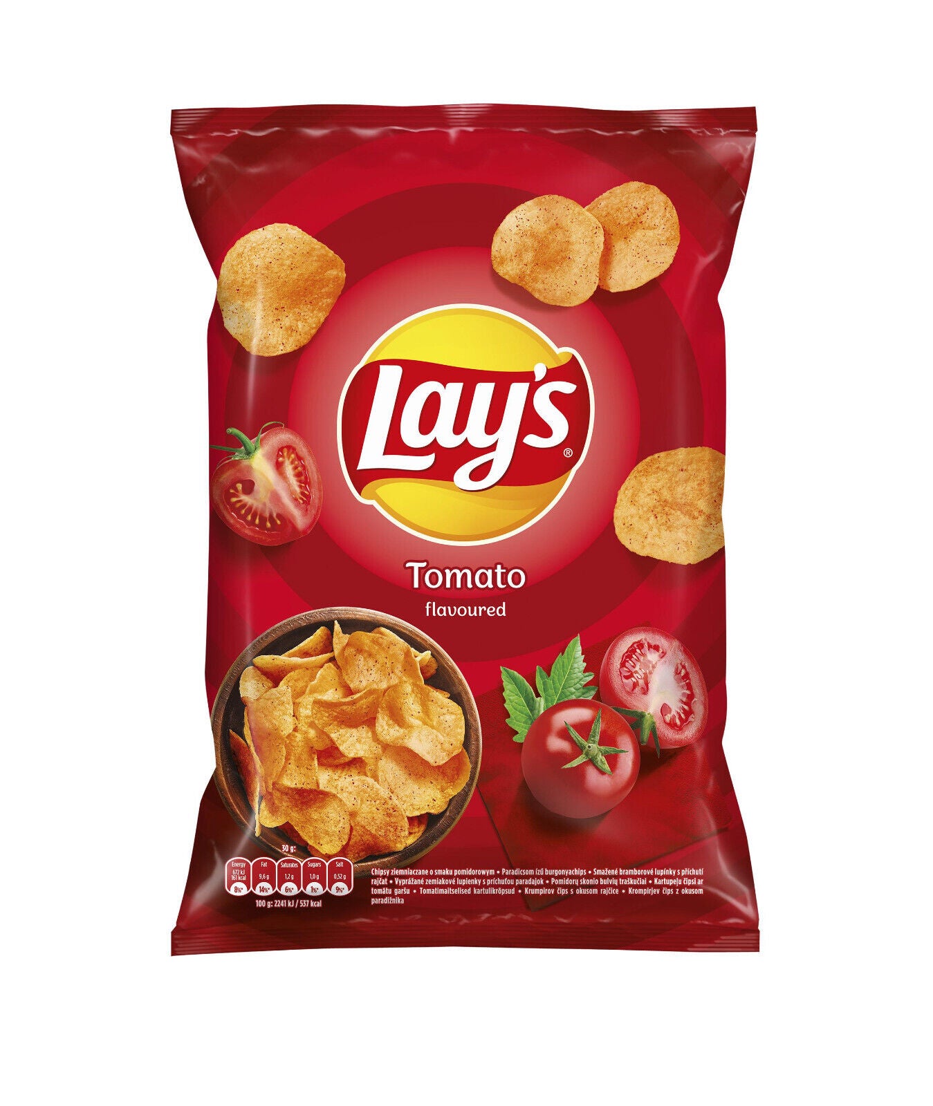 LAYS TOMATO Flavor Potato Chips Snacks Crisps 130g 4.5oz