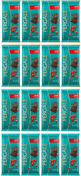 16 PERGALE Dark Chocolate Bars with Cranberries 85g 3oz