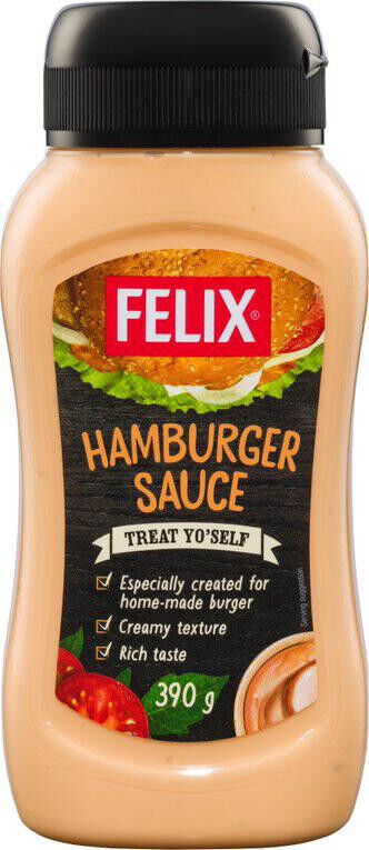 FELIX HAMBURGER SAUCE Bottle Rich Flavor Creamy Texture 390g 13.7oz