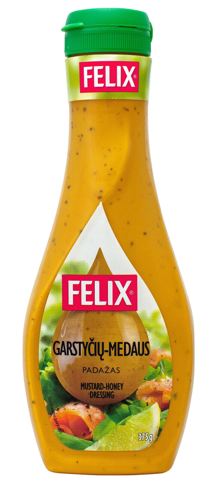 FELIX MUSTARD HONEY Dressing Sauce Squeeze Bottle 375g 12.6oz