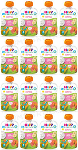 16 HIPP Organic Peach Banana Mango with Yogurt Puree from 6 Months 100g 3.5oz