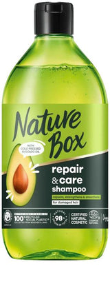 NATURE BOX Repair & Care Shampoo & Conditioner Set with Avocado Oil 385ml