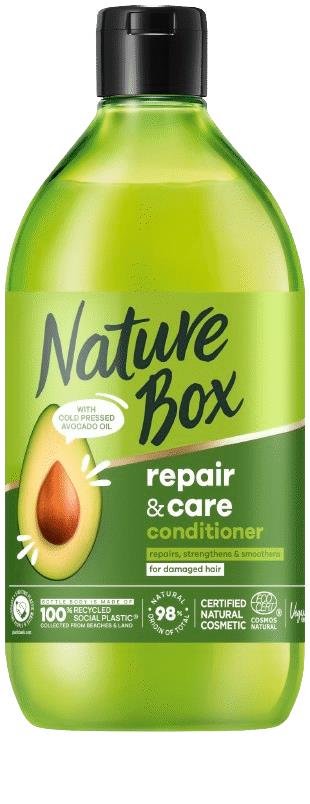 NATURE BOX Repair & Care Shampoo & Conditioner Set with Avocado Oil 385ml