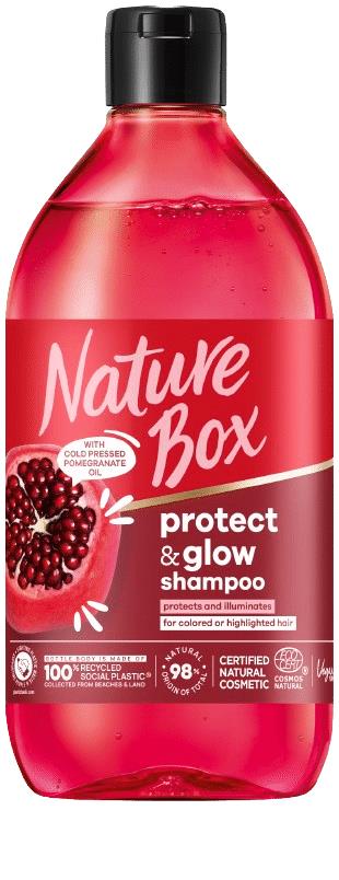 NATURE BOX Protect & Glow Shampoo & Conditioner Set with Pomegranate Oil 385ml