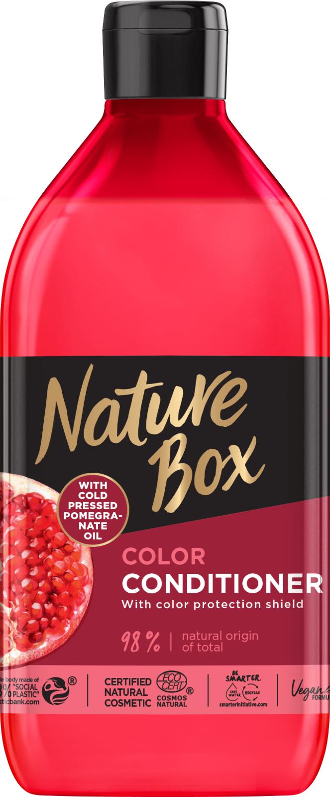 NATURE BOX Protect & Glow Shampoo & Conditioner Set with Pomegranate Oil 385ml