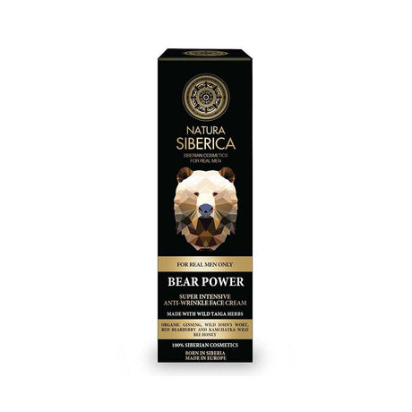 6 NATURA SIBERICA MEN BEAR POWER Super Intensive Anti-Wrinkle Face Cream 50ml