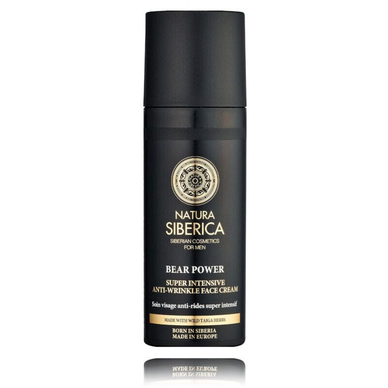 6 NATURA SIBERICA MEN BEAR POWER Super Intensive Anti-Wrinkle Face Cream 50ml