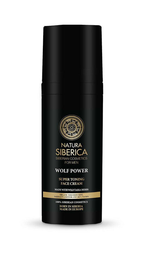 NATURA SIBERICA MEN WOLF POWER Super Toning Face Cream Taiga Herbs 50ml