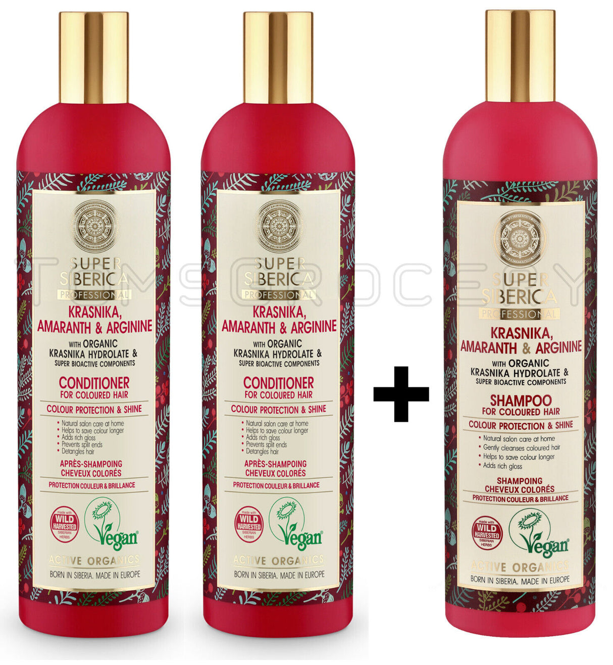 SUPER SIBERICA Professional Color Protection Conditioner + Shampoo Set