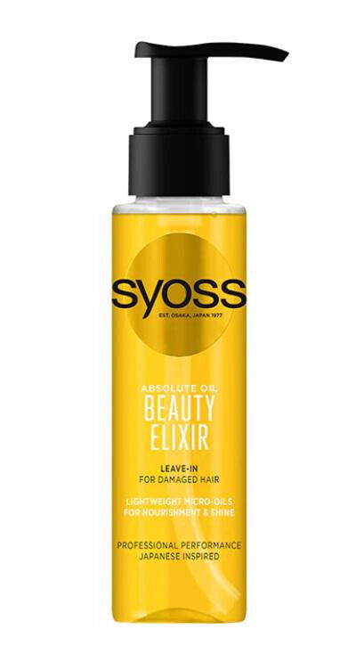 SYOSS ABSOLUTE OIL BEAUTY ELIXIR Lightweight Oil For Damaged Hair 100ml