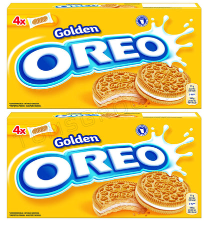 2 OREO GOLDEN Vanilla Flavor Spread Cookies Biscuits Sweets 176g 6.2oz