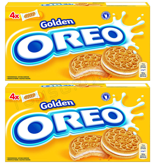 2 OREO GOLDEN Vanilla Flavor Spread Cookies Biscuits Sweets 176g 6.2oz