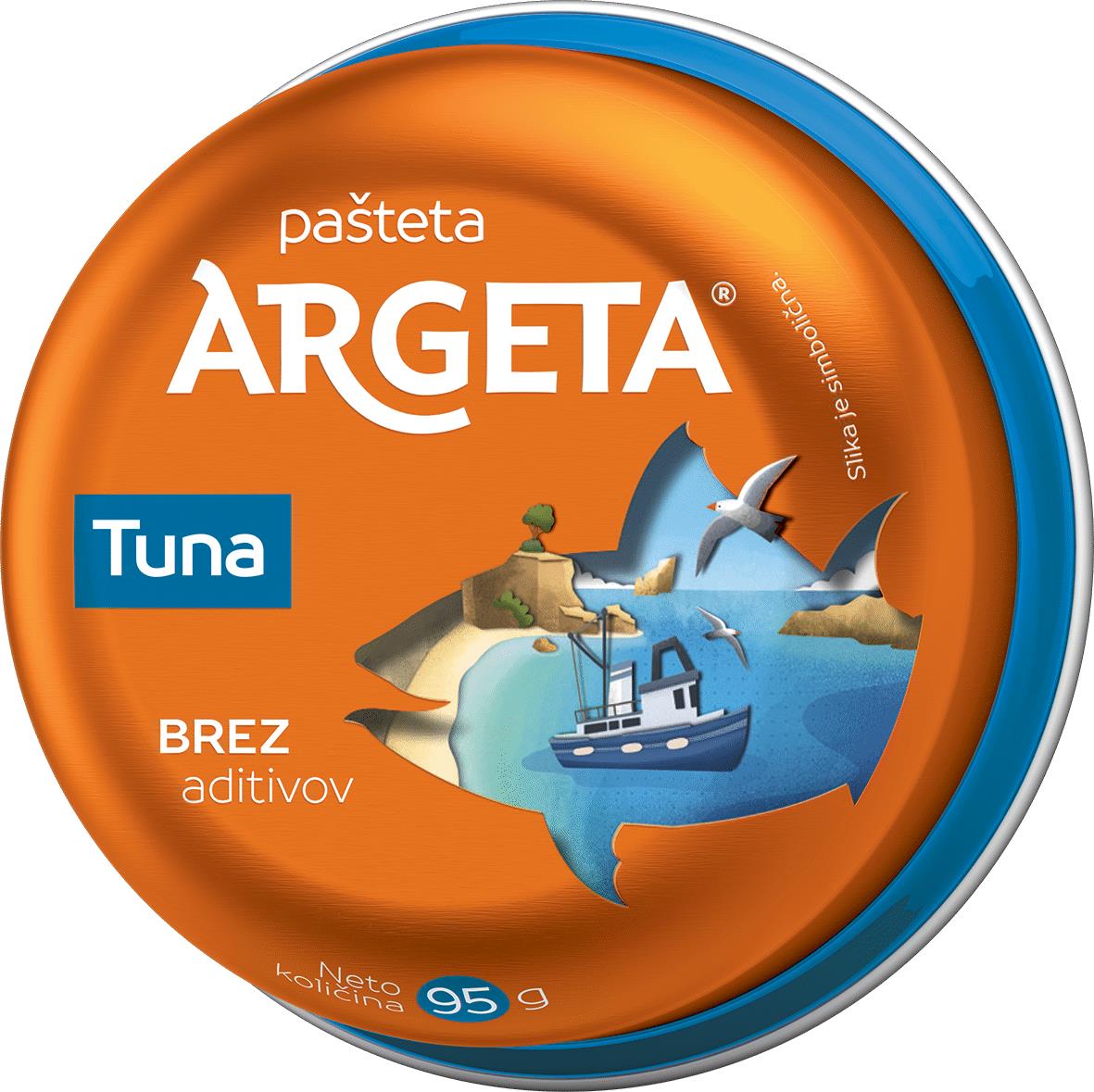 ARGETA Tuna Pate Tin with Natural Seasonings Gluten Free 95g 3.35oz