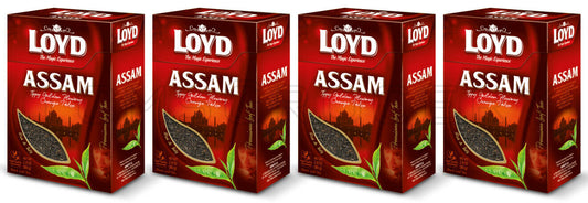 4 LOYD ASSAM Loose Leaf Black Tea Boxes 80g 2.8oz