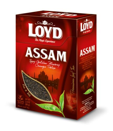 4 LOYD ASSAM Loose Leaf Black Tea Boxes 80g 2.8oz