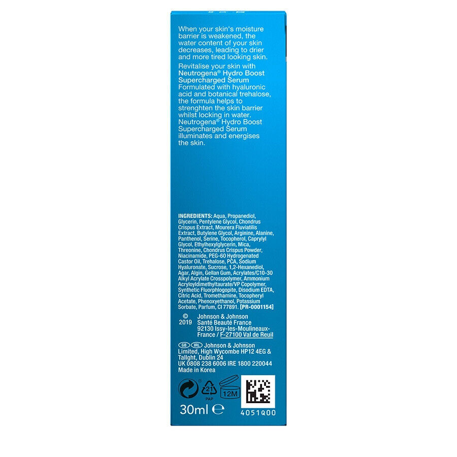 NEUTROGENA HYDRO BOOST Supercharged Serum for Powerful Hydration 30ml