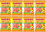 8 HARIBO PFIRSICHE Peach Flavor Sugar Coated Gummy Candy Sweets 175g 6.1oz