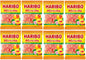 8 HARIBO PFIRSICHE Peach Flavor Sugar Coated Gummy Candy Sweets 175g 6.1oz