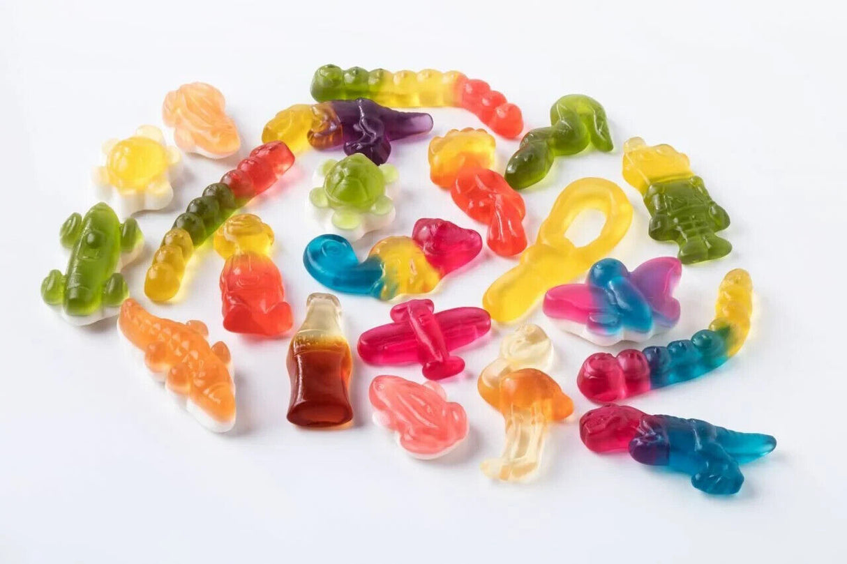 4 HARIBO PHANTASIA Fruit Flavor Assorted Shape Gummy Candy Sweets 175g 6.1oz