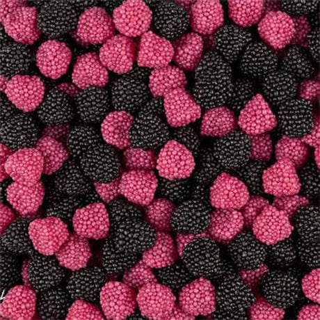 HARIBO BERRIES Raspberry & Blueberry Flavor Gummi Candies 8 x 100g 3.5oz