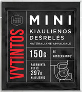 2 DORA Cured Mini Pork Sausages Meat Snacks Preservative Free 150g 5.3oz