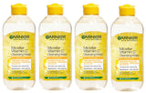 4 GARNIER Micellar Vitamin C Cleansing Water Hypoallergenic for Dull Skin 400ml