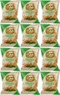 12 BON CHANCE SPRING ONION & SOUR CREAM Flavor Baked Bread Crisps Snacks 120g