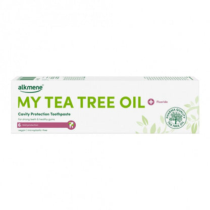 3 ALKMENE Tea Tree Oil Cavity Protection Fluoride Toothpaste 100ml 3.38fl. oz.