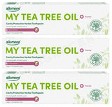 3 ALKMENE Tea Tree Oil Cavity Protection Herbal Toothpaste 100ml 3.38fl. oz.