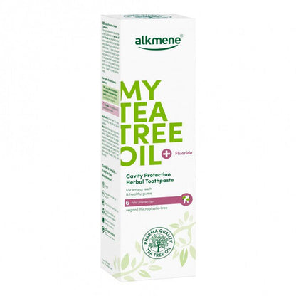3 ALKMENE Tea Tree Oil Cavity Protection Herbal Toothpaste 100ml 3.38fl. oz.