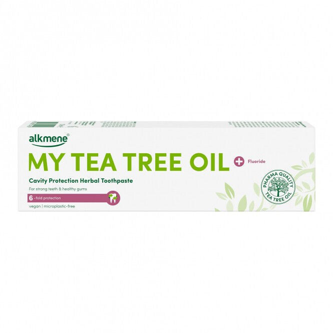 3 ALKMENE Tea Tree Oil Cavity Protection Herbal Toothpaste 100ml 3.38fl. oz.